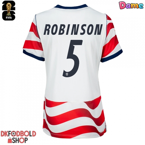 Forente stater Antonee Robinson #5 Hjemmebanetrøje Dame VM 2026 Kort ærmer